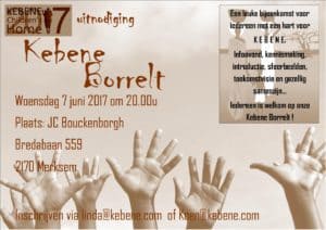 Kebene Borrelt Antwerpen, infoavond